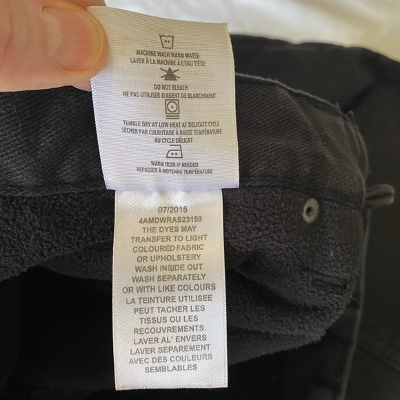 Windriver Outfitting Men's Lined Black Denim Jeans Size 38 x 32 - Picture 7 of 13